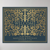 Gray Royal Medieval Sword Wedding Dankeschön Card