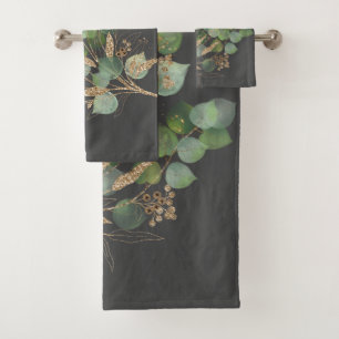 GRAY SAGE EUCALYPTUS BATHROOM TOWEL SET