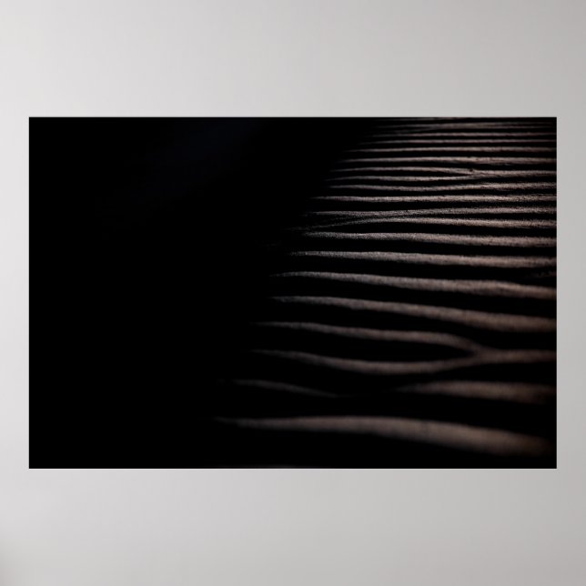 GRAY SAND IN CHIAROSCURO FOTOGRAFIE POSTER (Vorne)