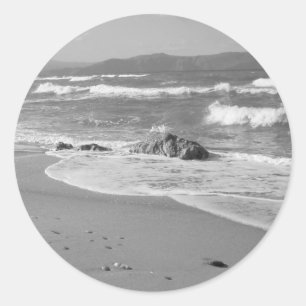 Gray Seascape Stickers
