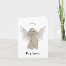 Gray Silver Poodle Beileid Memorial