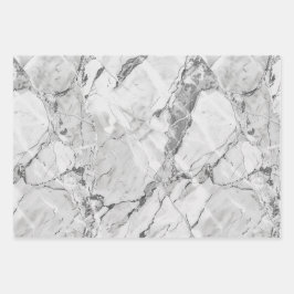 Gray Slate Whisper Stream Geschenkpapier Set