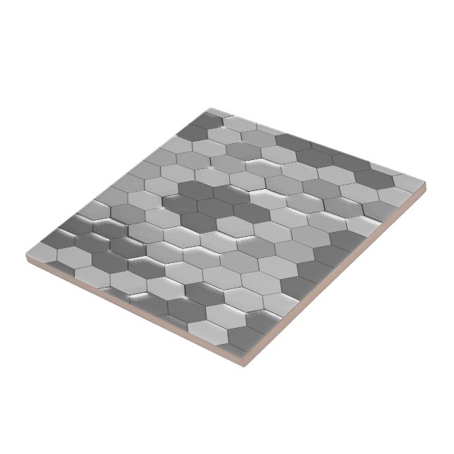 Gray Snakeskin Design Fliese (Seite)