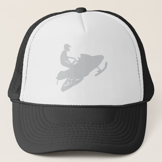 Gray-Snowmobile Truckerkappe (Vorderseite)
