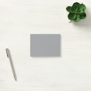 Gray Solid Color Post-it Notes Klebezettel