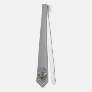Gray Squirrel Necktie Krawatte