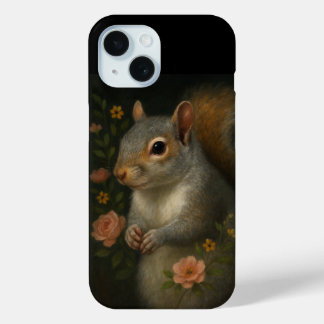 Gray Squirrel with Flowers – Enchanted Woodland  Case-Mate iPhone Hülle