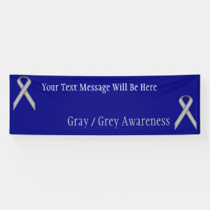 Gray Standard Ribbon von Kenneth Yoncich Banner