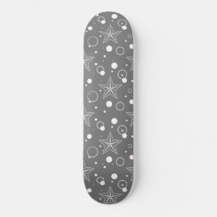 Gray Star Party Skateboard