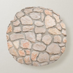 Gray stone wall background. stone, texture, wall,  rundes kissen