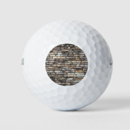Gray Stone Wall Golfball