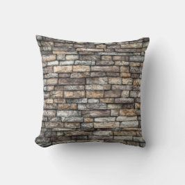 Gray Stone Wall Kissen