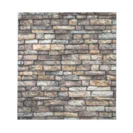 Gray Stone Wall Notizblock