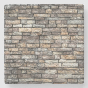 Gray Stone Wall Steinuntersetzer