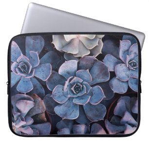 Gray succulents laptopschutzhülle