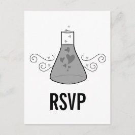Gray Sweet Chemistry UAWG Postcard Einladungspostkarte