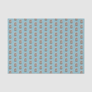 Gray Tabby Cat Painting - Niedliche Original Cat A Seidenpapier