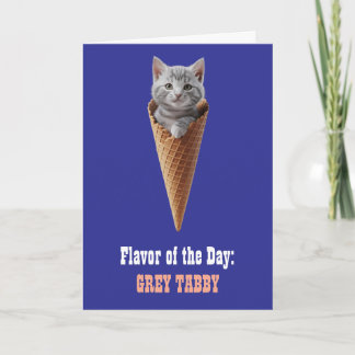 Gray Tabby Cone Karte