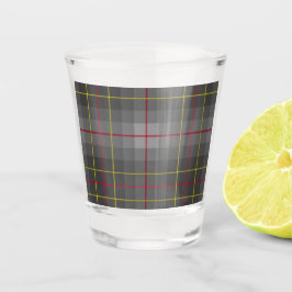 Gray Tartan Shot Glass Schnapsglas