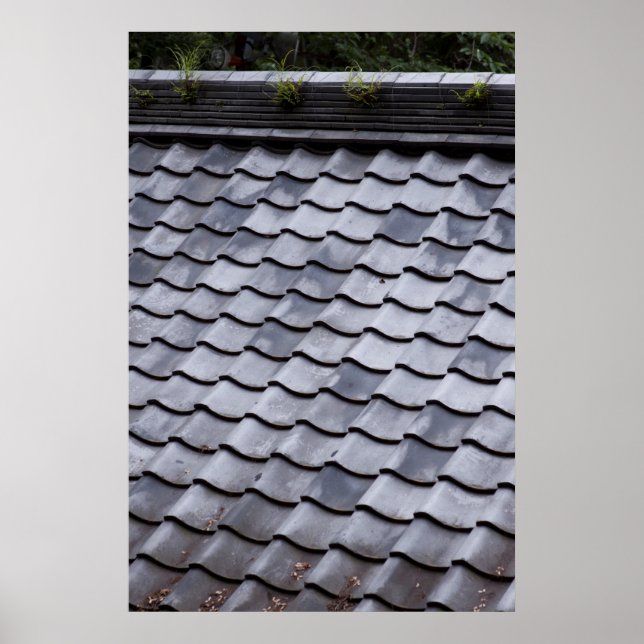 Gray Tiled Roof Poster (Vorne)