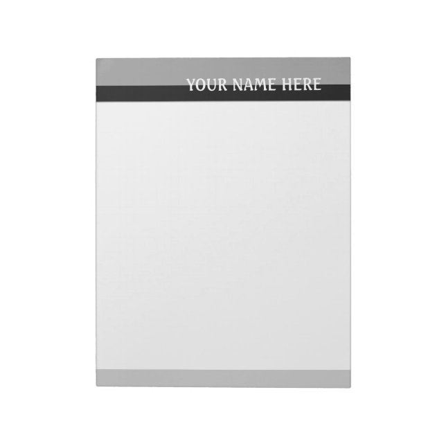 Gray Tones Notizblock (Rotiert)