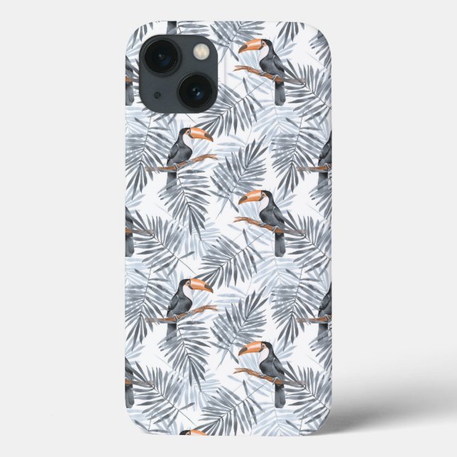 Gray Toucan Case-Mate iPhone Hülle (Rückseite)