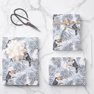 Gray Toucan Geschenkpapier Set