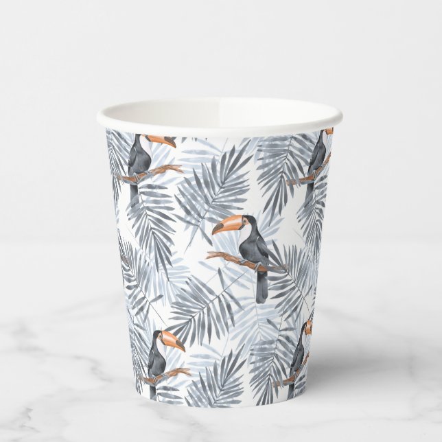 Gray Toucan Pappbecher (Links)