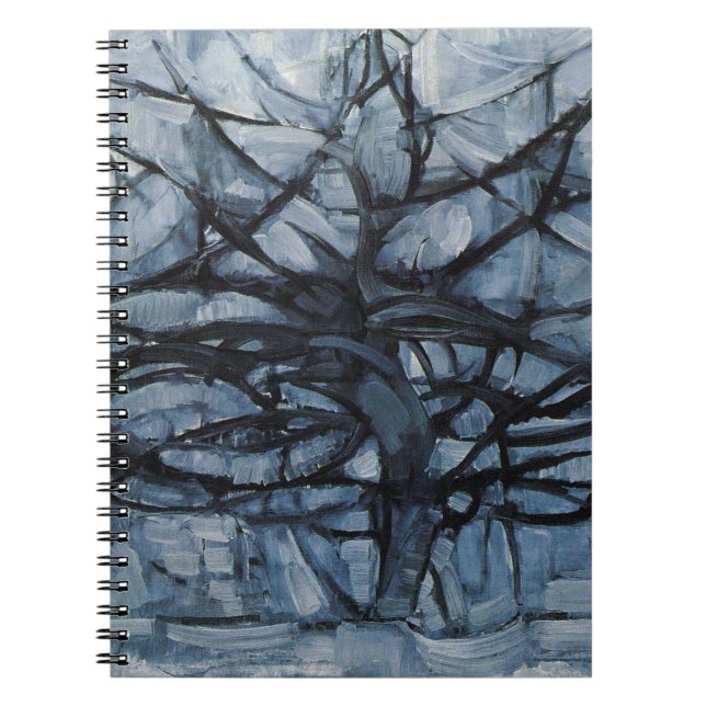 Gray Tree By Piet Mondrian Notizblock (Vorderseite)