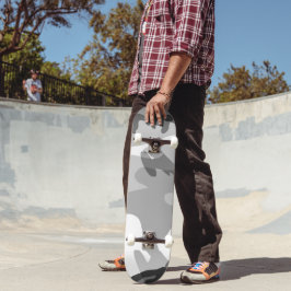 Gray Urban Military Camouflage Pattern Skateboard