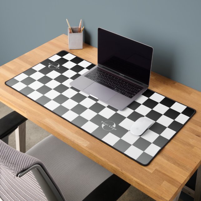 Gray & white logo Entreprise marque Checkers (Bureau 2)