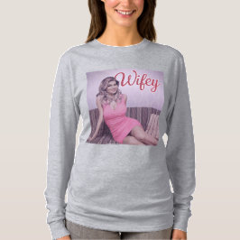 Gray Wifey T - Shirt