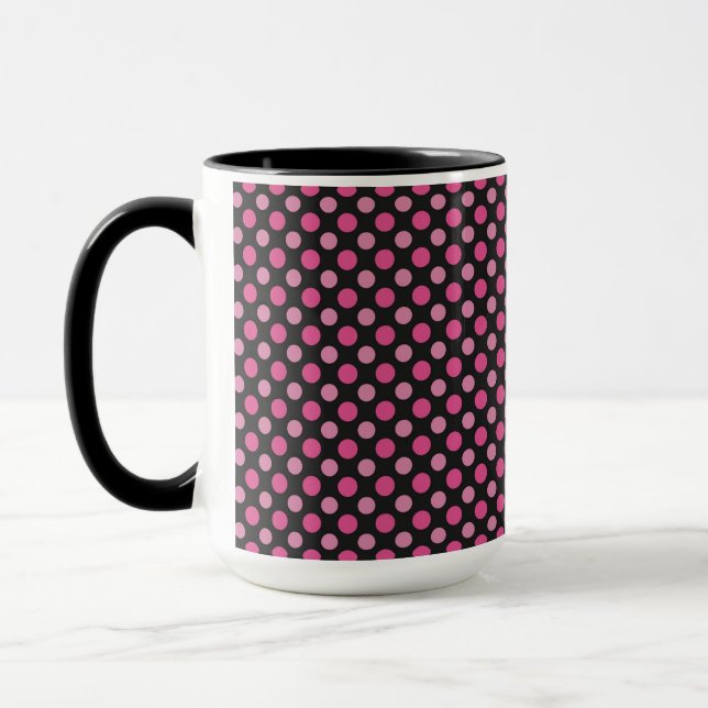 gray with pink dots tasse (Links)