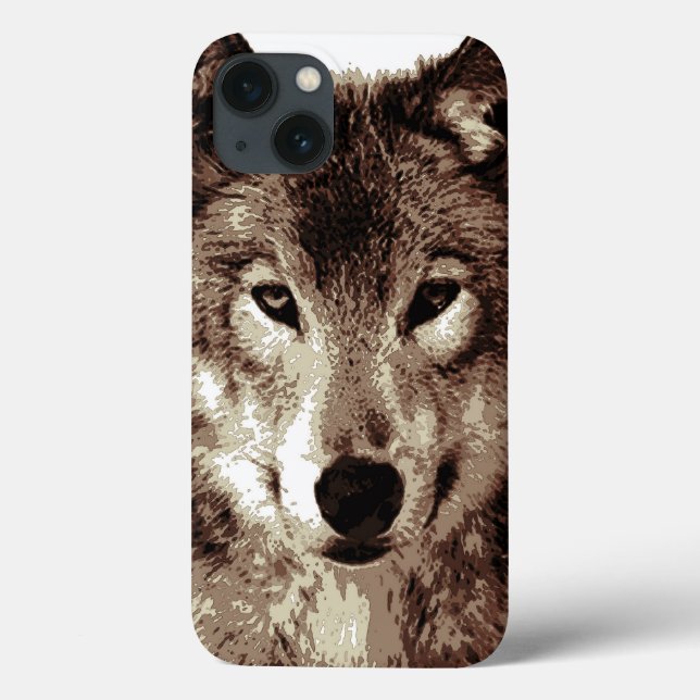 Gray Wolf Case-Mate iPhone Hülle (Rückseite)