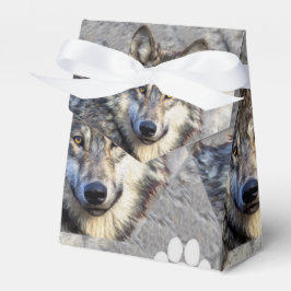 Gray Wolf Dignity Geschenkschachtel