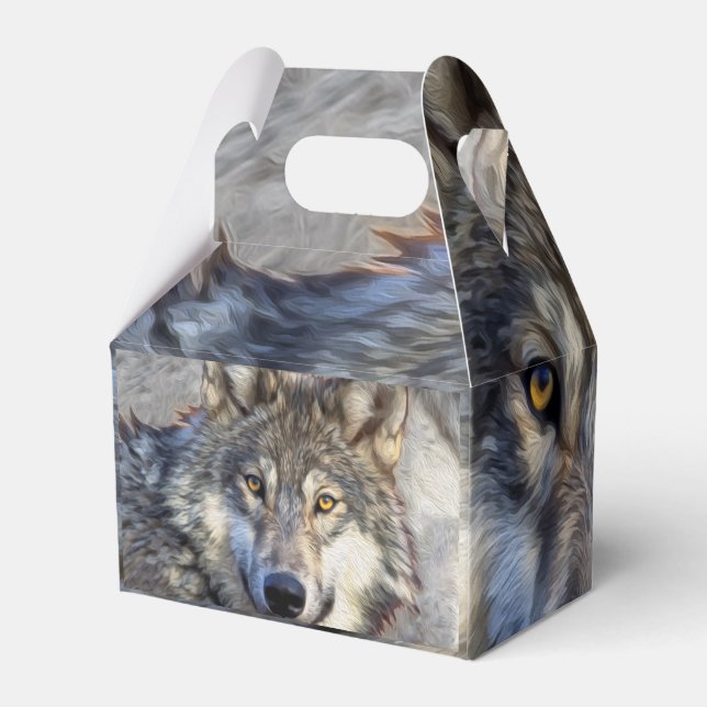 Gray Wolf Dignity Geschenkschachtel (Rückseite)
