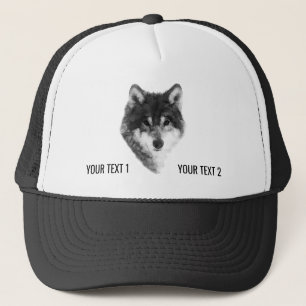 Gray Wolf elegant anpassbar Truckerkappe
