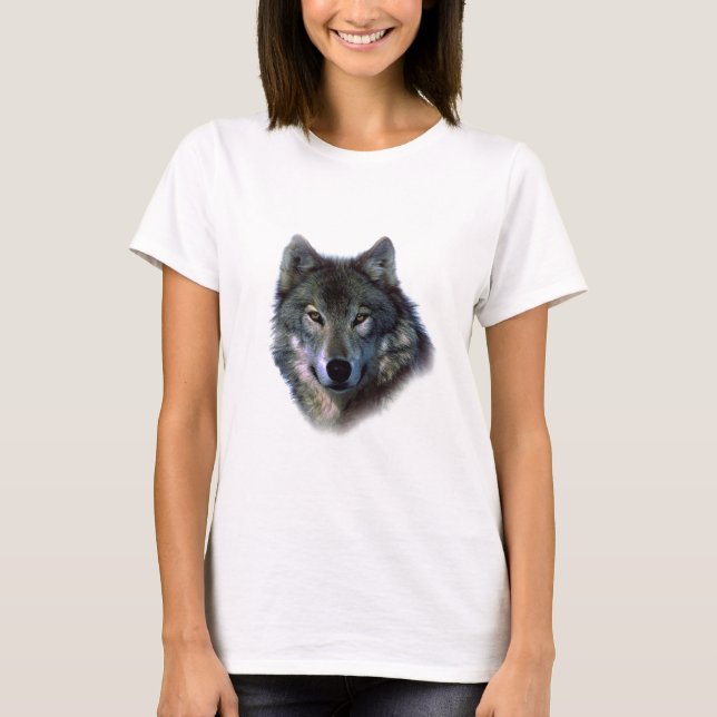Gray Wolf Eyes T-Shirt (Vorderseite)
