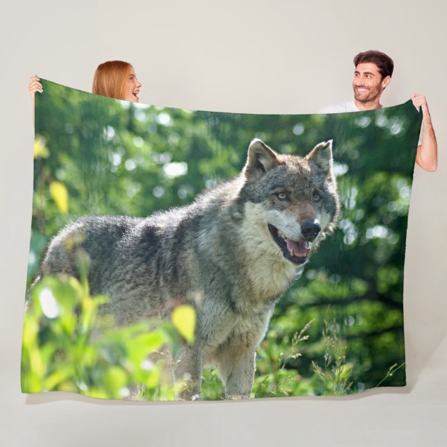 GRAY WOLF FLEECEDECKE (Beispiel)