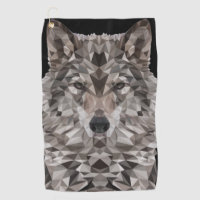 Gray Wolf Geometric Portrait