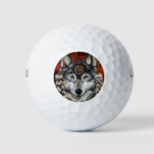 Gray Wolf Golfball (Vorderseite)