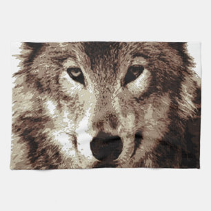 Gray Wolf Handtuch