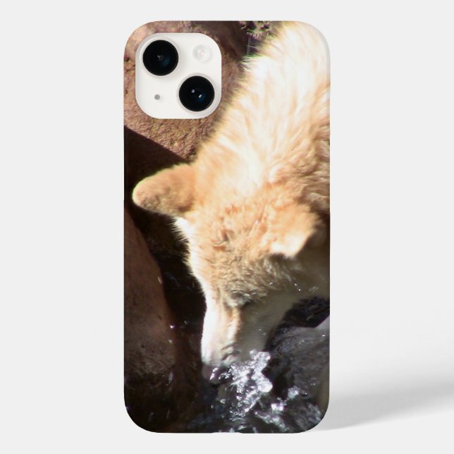Gray Wolf Iphone Case (Rückseite)