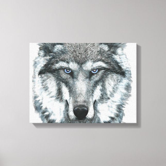 Gray Wolf Leinwanddruck (Vorderseite)