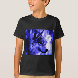 Gray Wolf & Moon T-Shirt