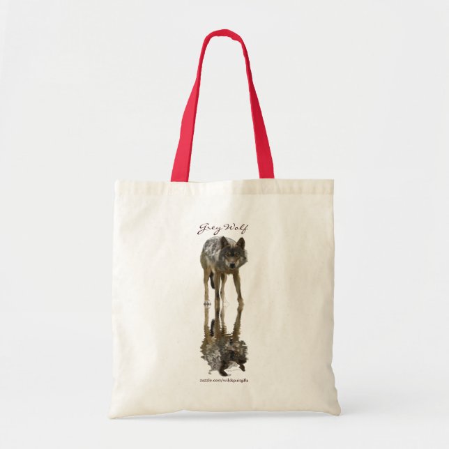 GRAY WOLF Portrait Carry-Bag Collection Tragetasche (Vorne)