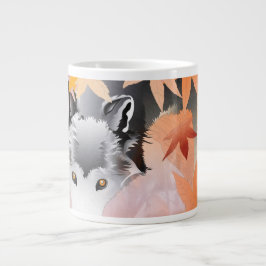 GRAY WOLF PROWLER Jumbo-Tasse