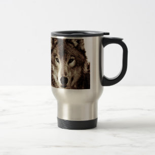 Gray Wolf Reisebecher