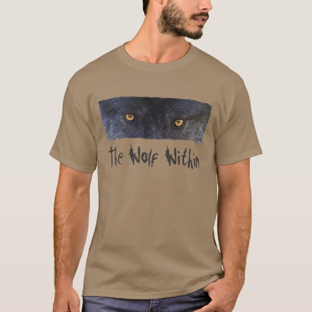 GRAY WOLF (siehe Cherokee Legend auf der Rückseite T-Shirt (Vorderseite)