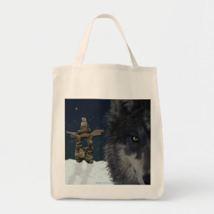 GRAY WOLF, STARS & INUKSHUK Carry-Bag Collection Tragetasche